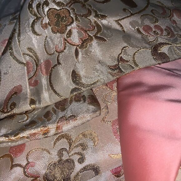 1960s Vintage Sara Fredricks Pink/Ivory 2 Piece Gown & Overcoat, Sz 4/6 *Read - Picture 11 of 12